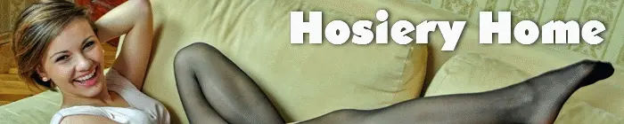 Woman in black pantyhose - Hosiery Home Banner
