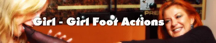 Lesbian foot fetish action - Hosiery Home Banner